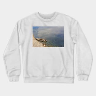 River Boat on the Dordogne Crewneck Sweatshirt